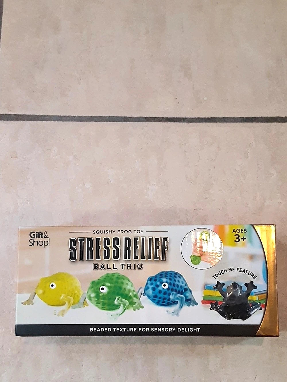 Squishy Stress Relief Ball Trio Frog